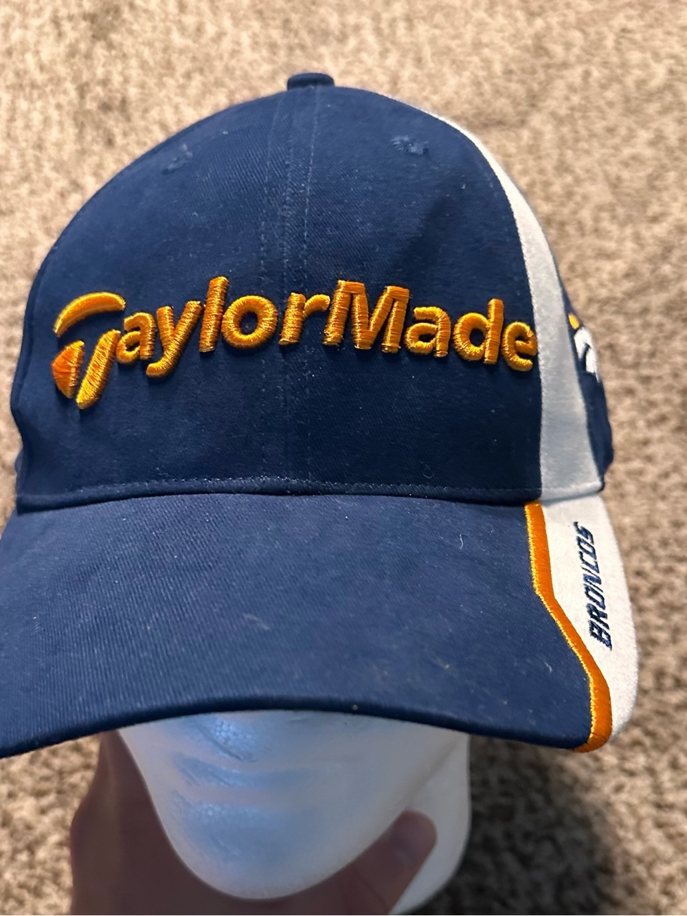 TaylorMade Denver broncos Navy & White Embroidered Golf Hat